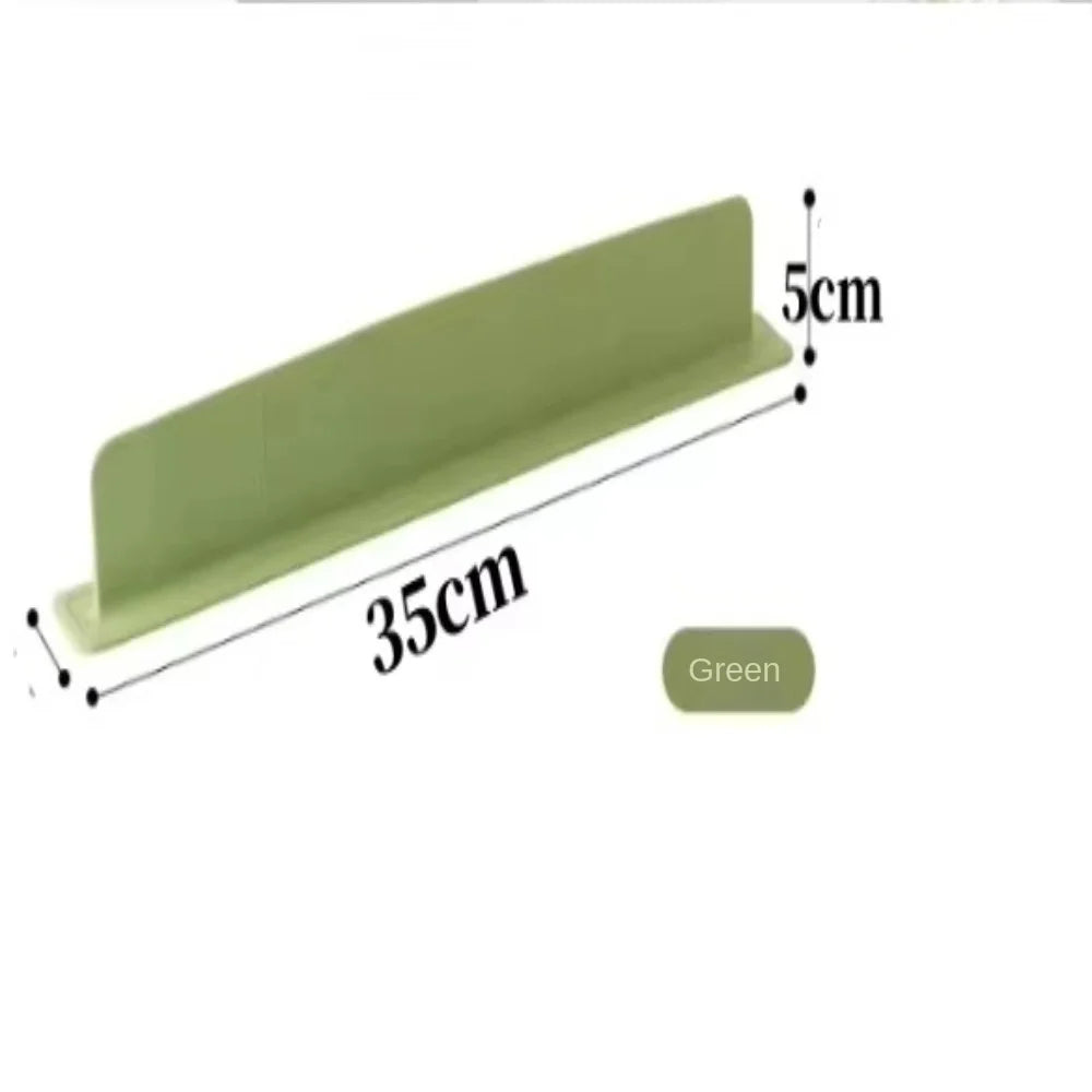 Splash Block-Silicone Sink Water Barrier-Flexible Kitchen & Bathroom Sink Guard– Keep Counters Dry & Spotless