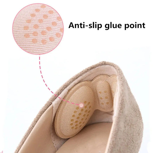 Self-Adhesive Heel Pads – Shoe Cushion Inserts for Perfect Fit, Universal Heel Pads for Sneakers, Flats & High Heels