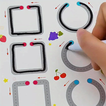 Montessori Educational Workbook-Tracing & Handwriting Practice Kit-Early Learning Tracing Workbook Collection