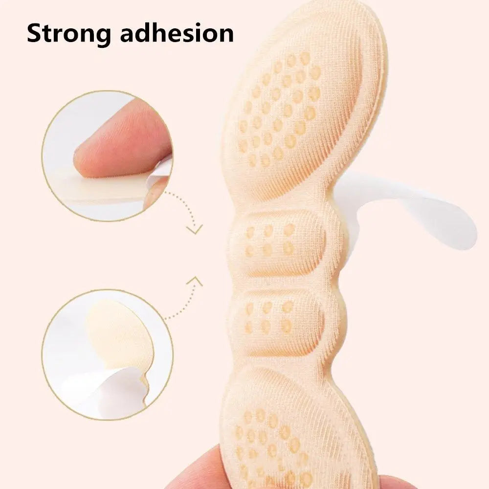 Self-Adhesive Heel Pads – Shoe Cushion Inserts for Perfect Fit, Universal Heel Pads for Sneakers, Flats & High Heels
