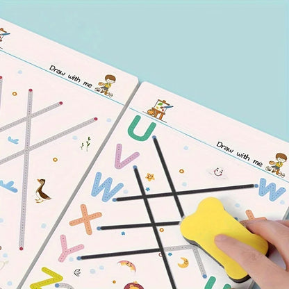 Montessori Educational Workbook-Tracing & Handwriting Practice Kit-Early Learning Tracing Workbook Collection