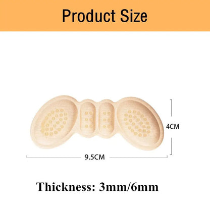 Self-Adhesive Heel Pads – Shoe Cushion Inserts for Perfect Fit, Universal Heel Pads for Sneakers, Flats & High Heels